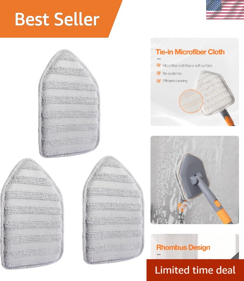 3 Eco-Friendly Microfiber Replacement Pads: Cost-Effective Scrubber Solution
