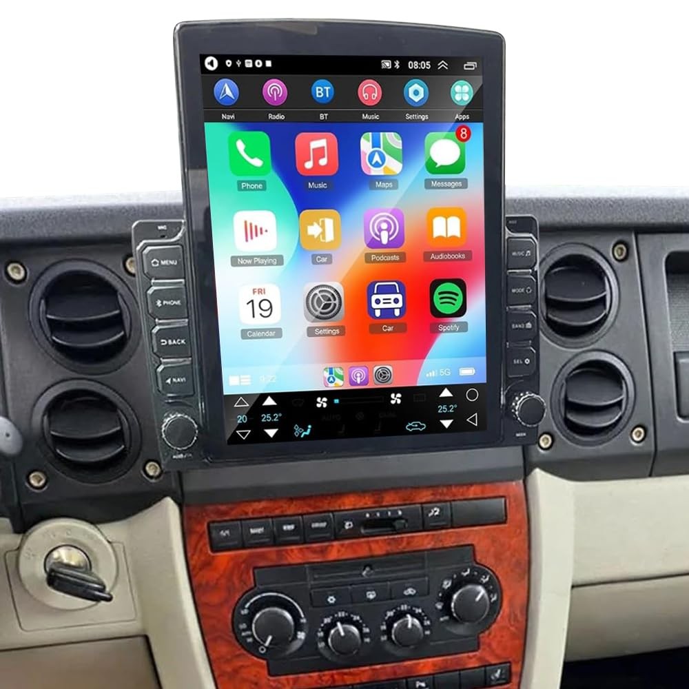 Android 13 9.7 Inch Touch Screen Radio for Jeep Commander 2008-2011 Wireless