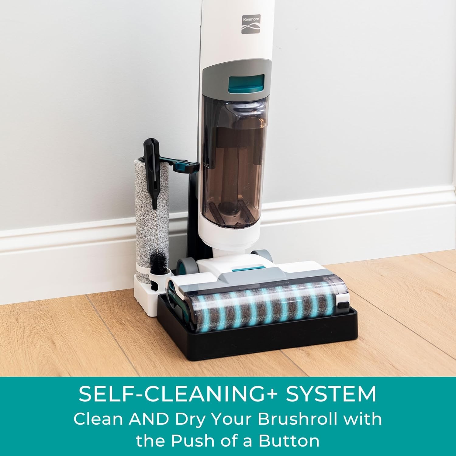 Kenmore HF5010 Cordless Wet Dry Vacuum Hard Floor Self-Clean Mop 35min Runtime