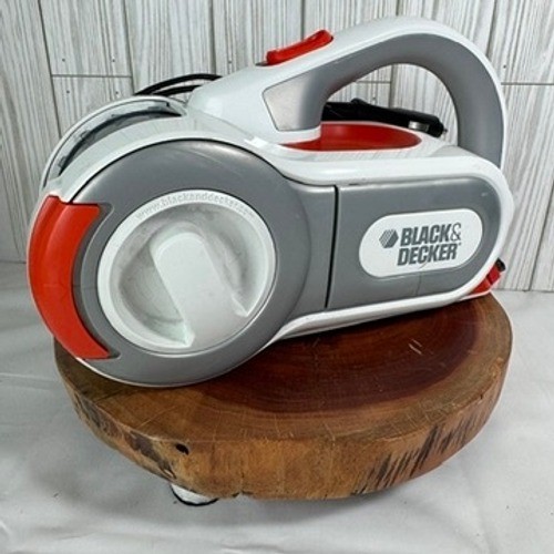 Black and Decker Auto Pivot Vac 12V Corded Handheld Car Vacuum White Red Gray