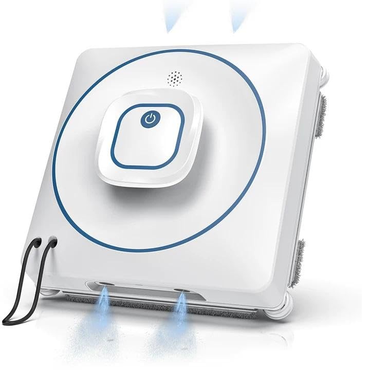 BINMIT Window Cleaner Robot with 4 Cleaning Modes, 8000Pa Suction Dual Direct…
