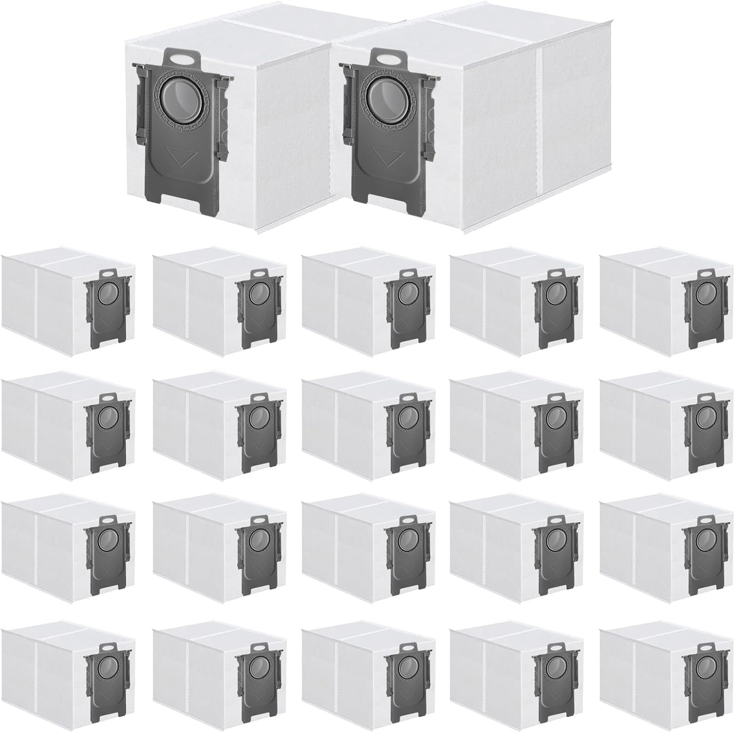 22 Pack Dust Bags for Roborock Qrevo S Pro Qrevo S5V QV 35A Saros 20 10 10R Z70
