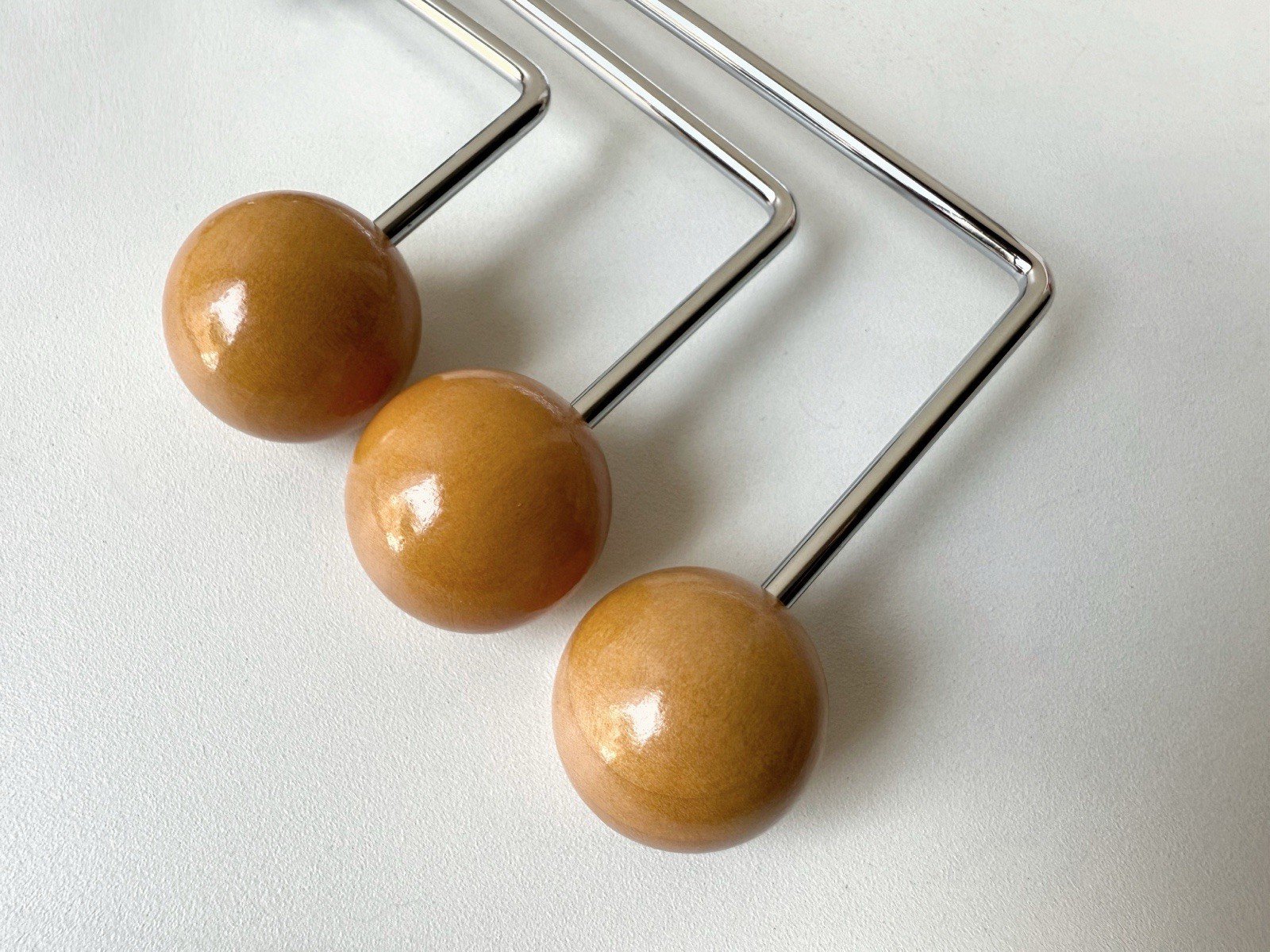 Mid Century Hooks Coat Rack Entryway Organizer Modern Minimalist Wall Art Decor