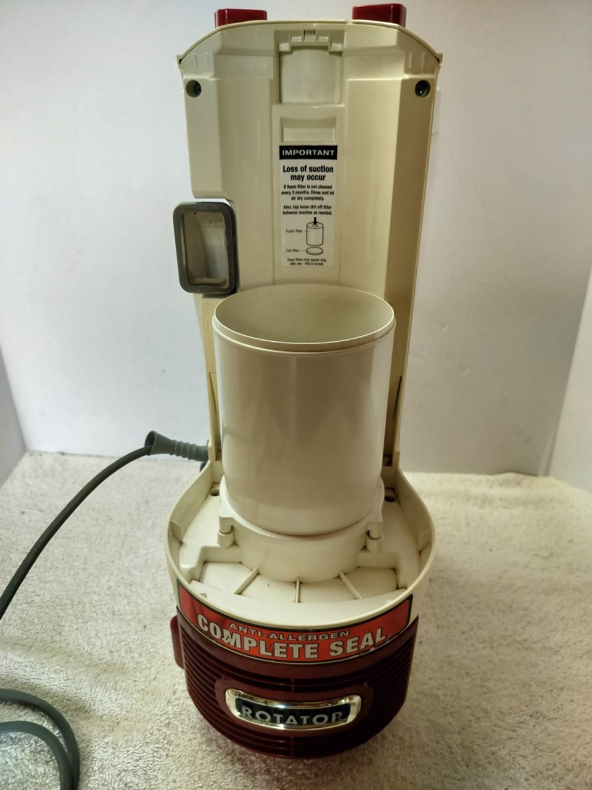 Shark Rotator NV500 NV501 NV502 Main Body Base Motor Assembly OEM White Red