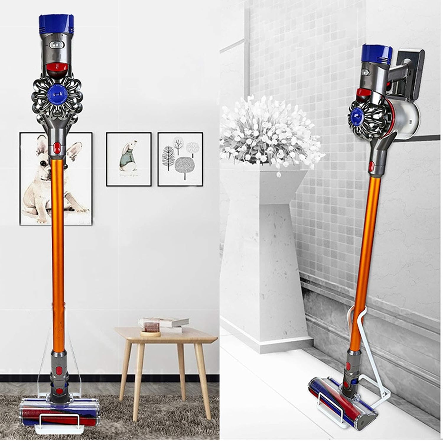 Vacuum Cleaner Rack Support Stand Holder Organizer Punch Free