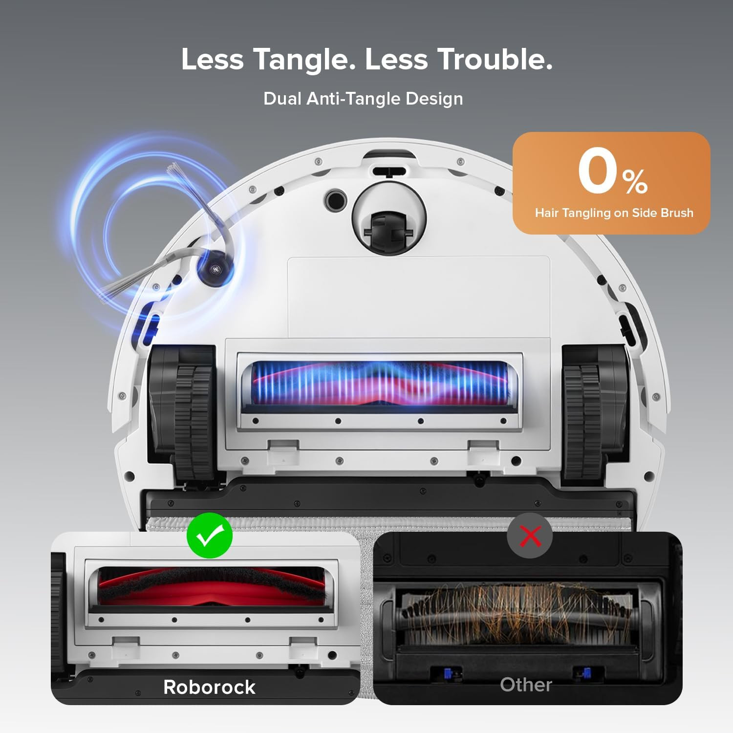 Roborock Q10 S5+ Robot Vacuum and Mop, 10,000Pa Suction, Upgraded from Q8 Max+,