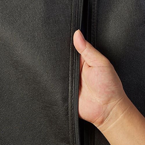 Pack of 3, 41 Inches Black Hanging Breathable Suit Garment Bags for Mens Clos…