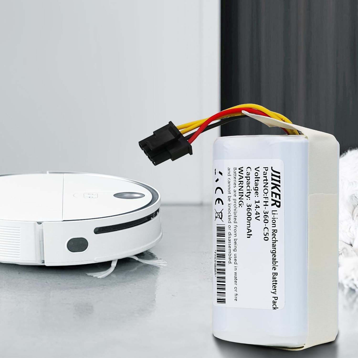 Replacement Battery for Robot 360 C50 TCL S1 S15 S18 Robot Vacuum For AIRROBO