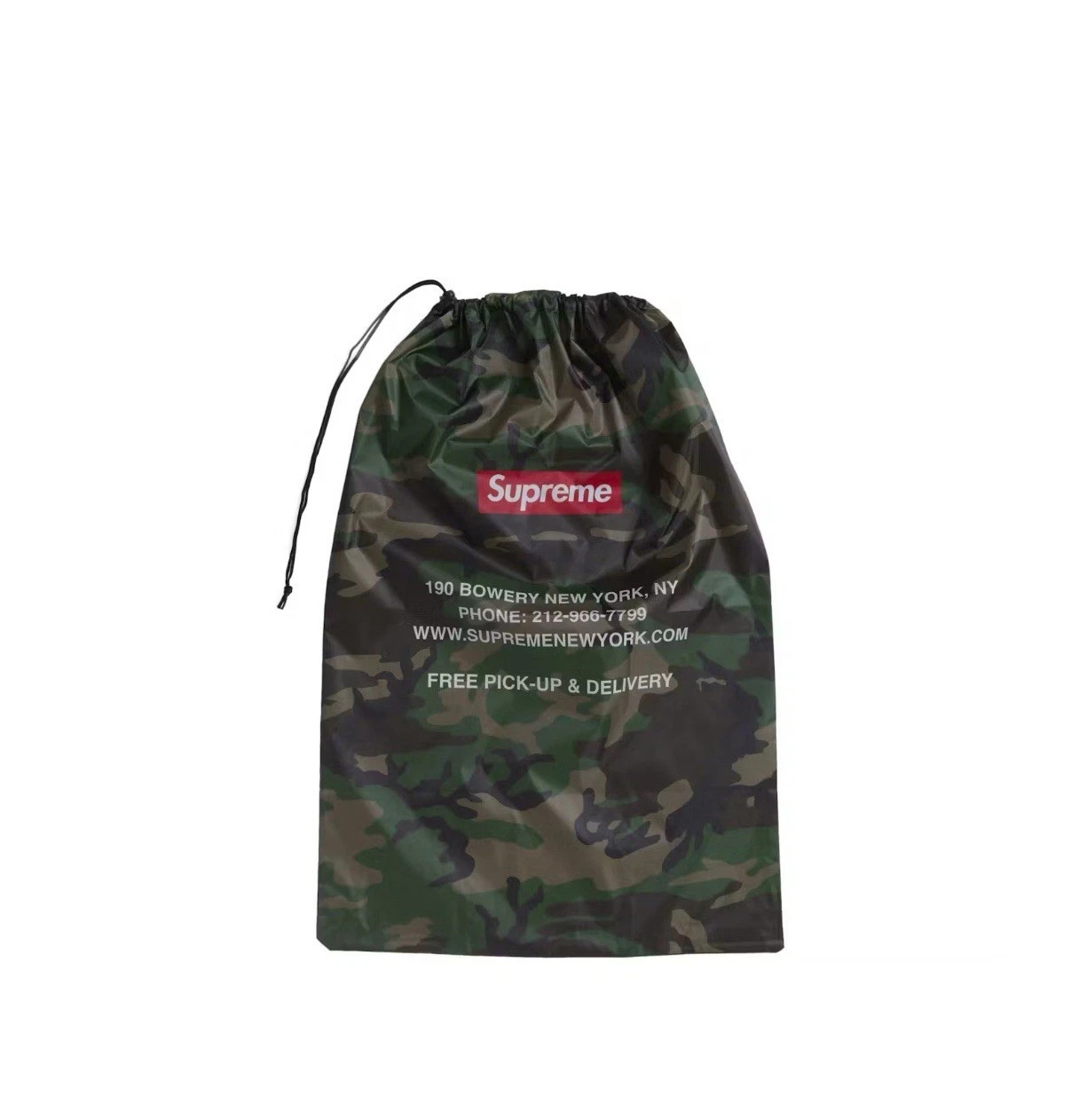 Supreme Drawstring Laundry Bag Camo FW25 Brand New 100% Authentic