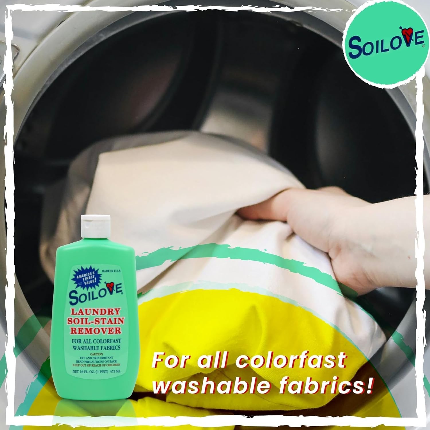 (Pack of 2) – Soilove Laundry Soil Stain Remover 16 oz Each