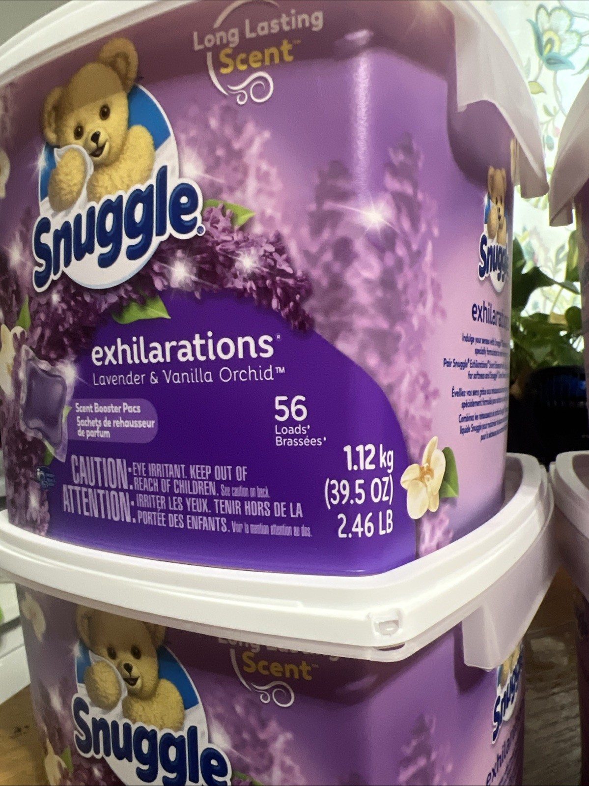 Snuggle Exhilarations In Wash Laundry Scent Booster Pods 56ct Discontinued (4PK)