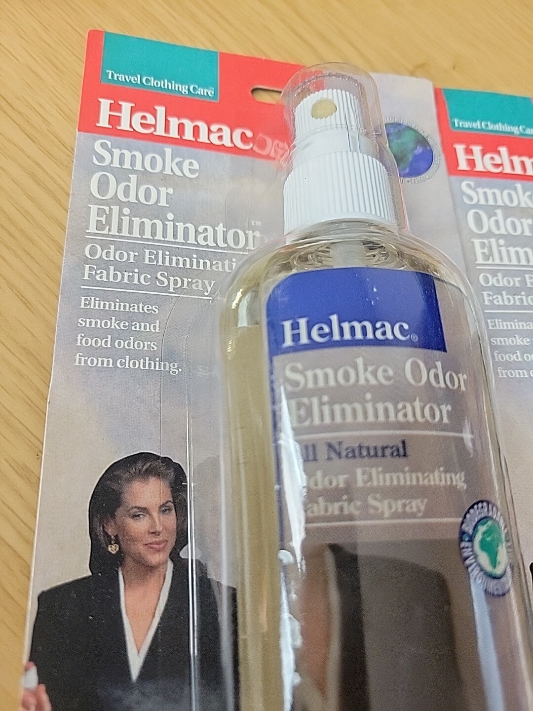 2ea Helmac Smoke Odor Eliminator 4oz Spray Bottle – Sealed – See Pictures!