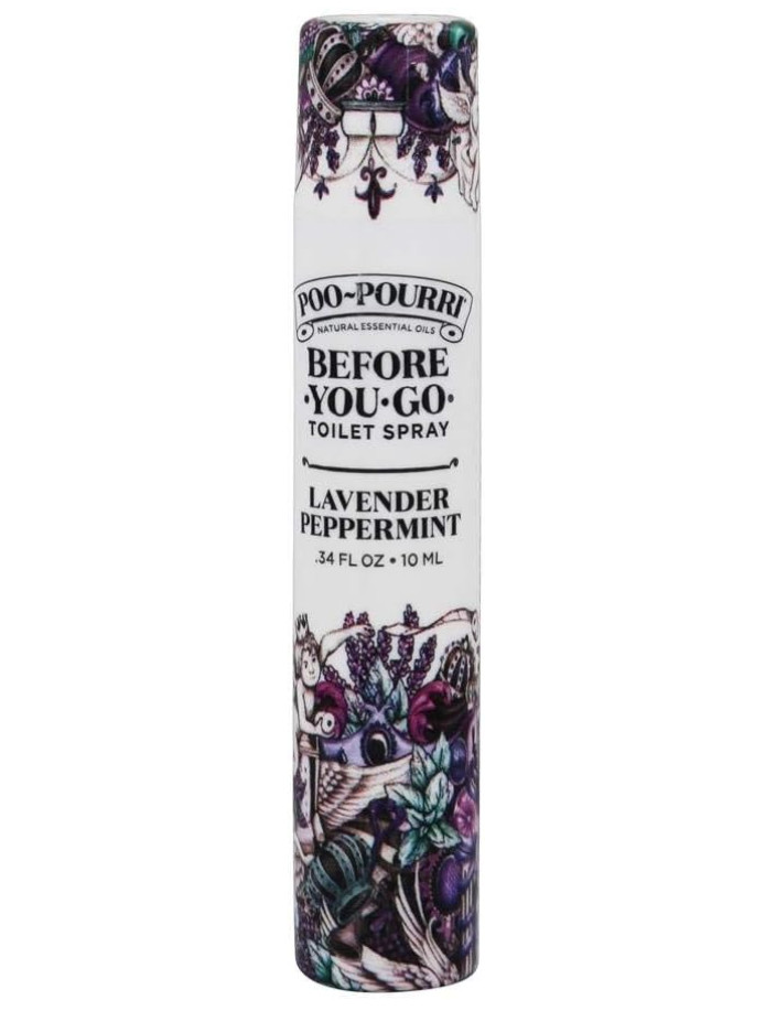 Travel Size Before You Go Toilet Spray Lavender Peppermint Odor Eliminator