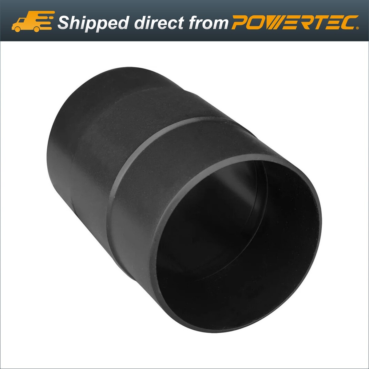 POWERTEC 4-Inch Dust Collection Hose Connector Quick Connect Splice Adapter, ABS