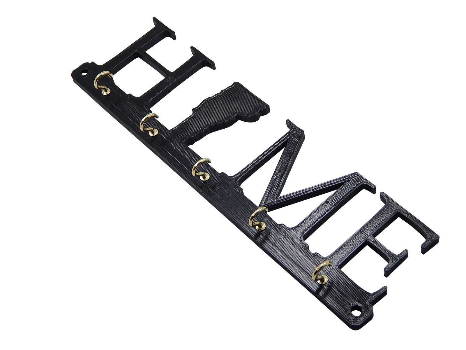 Vermont Home State Shape Key Holder Hanger Rack Hooks Housewarming Wall Gift