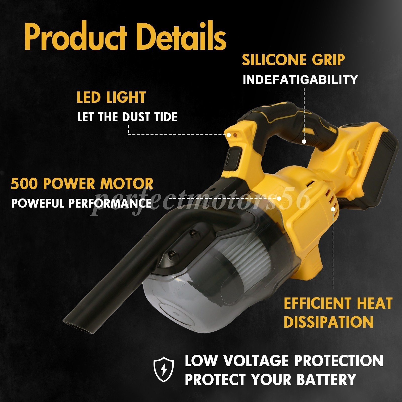 5 in 1 Cordless Vacuum Cleaner with 20V Battery Handheld Electric Vacuum Cleaner