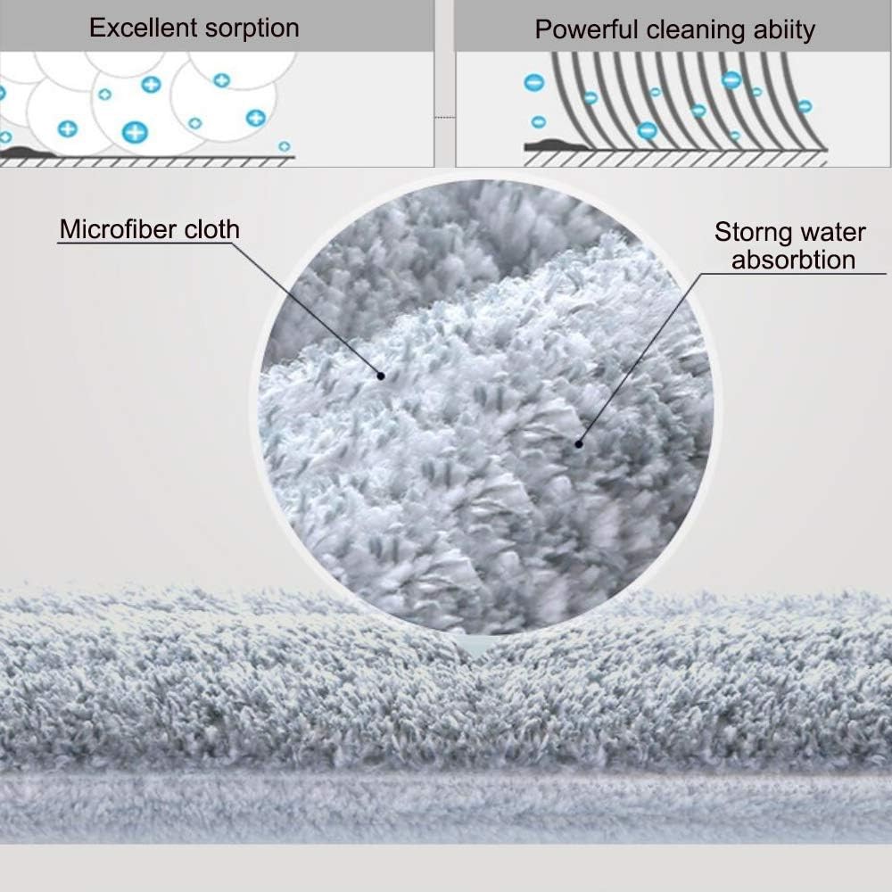 2-in-1 Microfiber Mop for Wet & Dry Use, 15-Inch with 4 15 IN MOP, 15 in