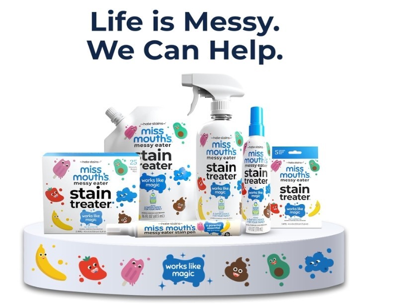 Miss Mouth’s Messy Eater Stain Treater Set 2 each 16oz Spray & 16oz Refill Pouch