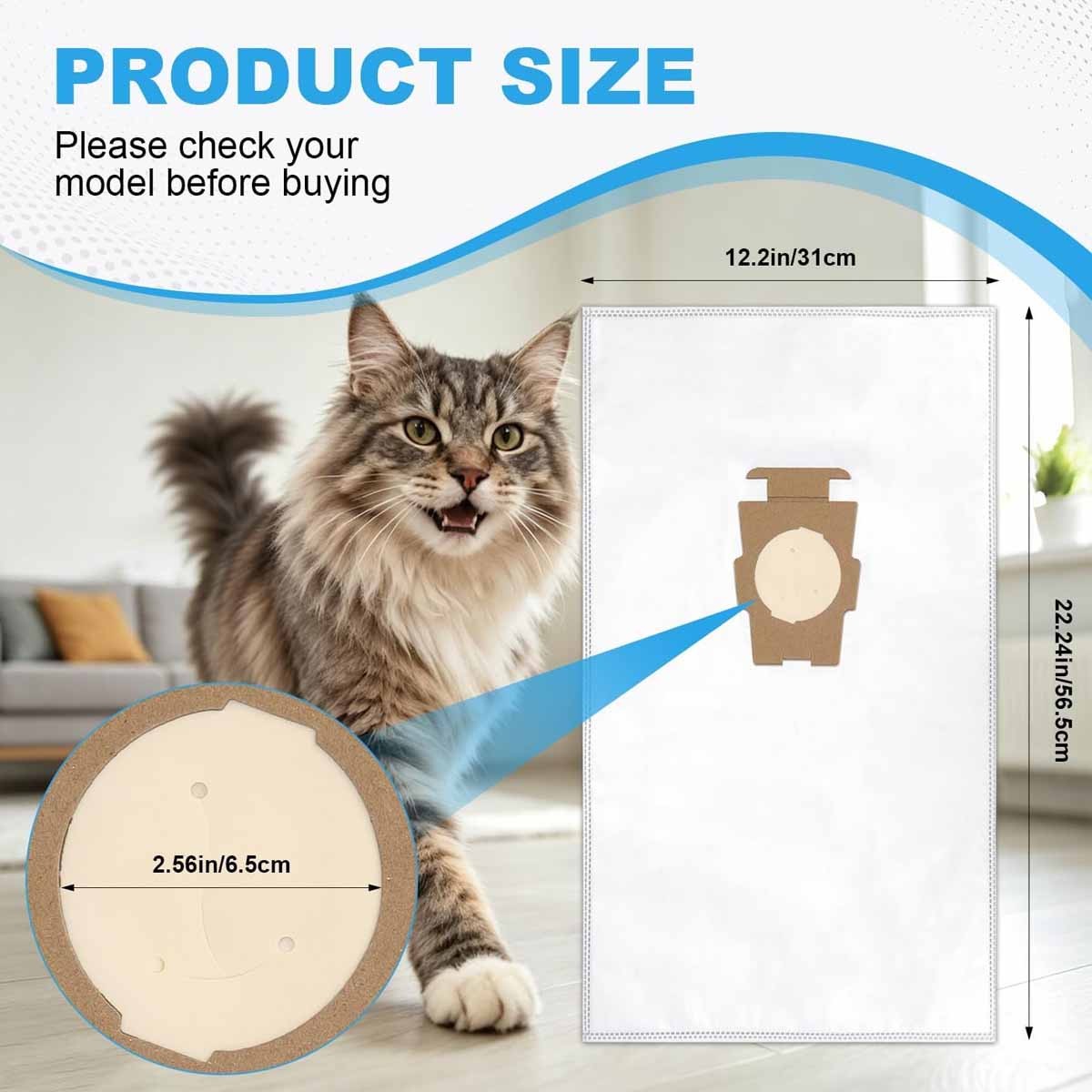 For Kirby Vacuum Cleaner Bags 6×204811 204814 Sentria Avalir Ultimate G Serie US