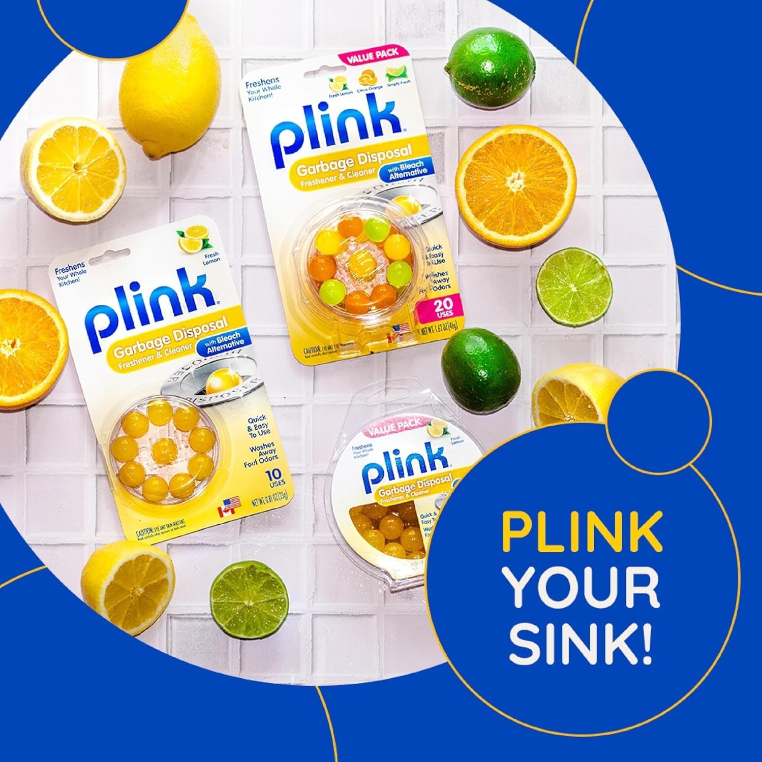 Innovative Lemon Garbage Disposal Cleaner – Biodegradable & 20 Tablets Included