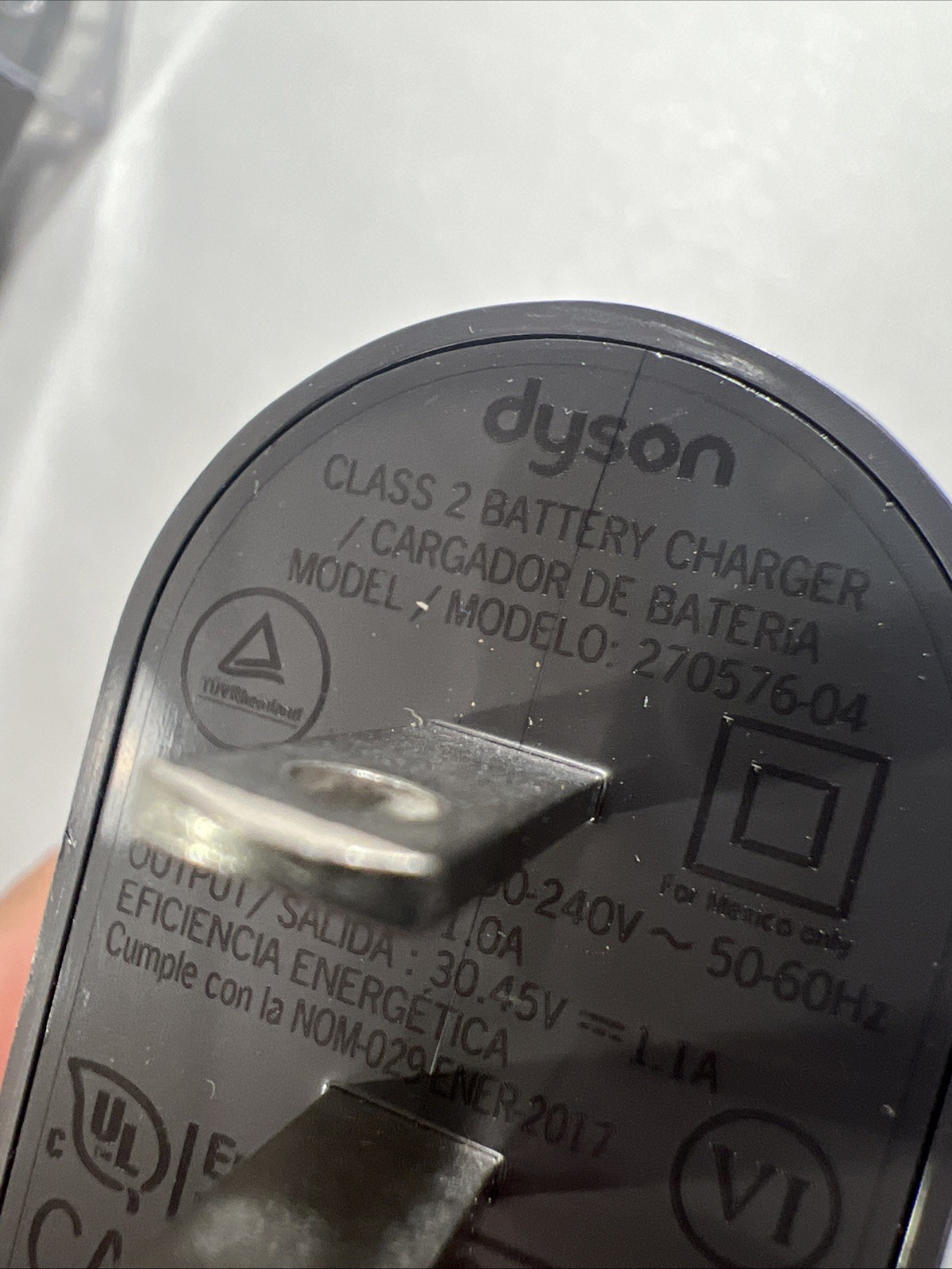Dyson V10 Power Adapter Charger Charging Dock & Wall Mount 30.45V
