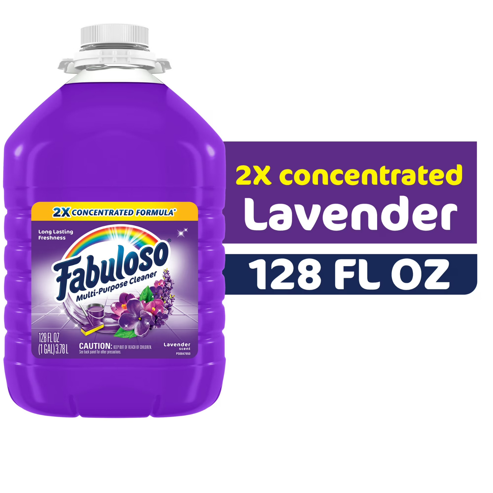 Fabuloso Lavender 2X Concentrated Multi-Purpose Cleaner, 128Oz FAST DELIVERY