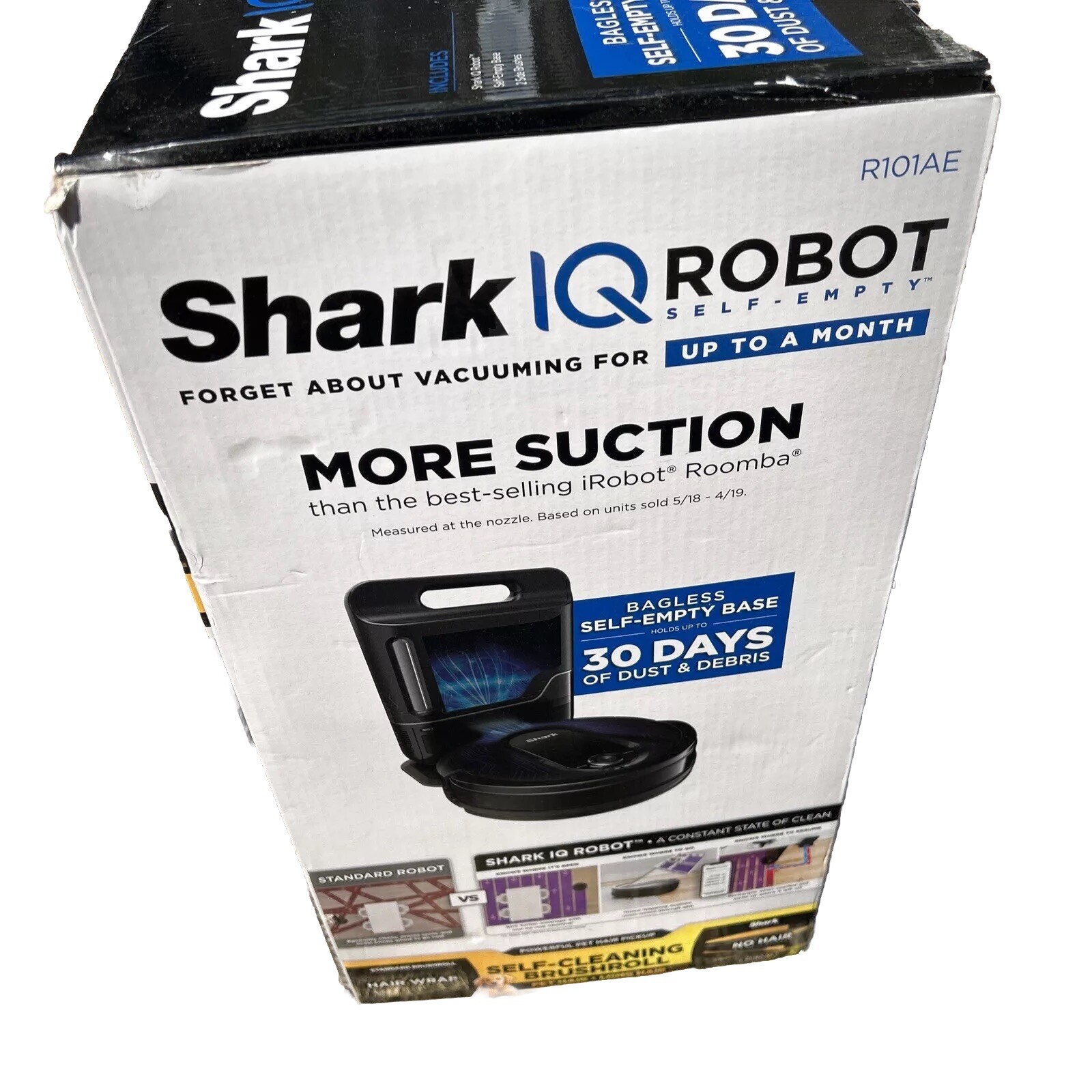Shark RV1001AE IQ Robot Self-Empty XL Robot Vacuum with IQ Navigation Home