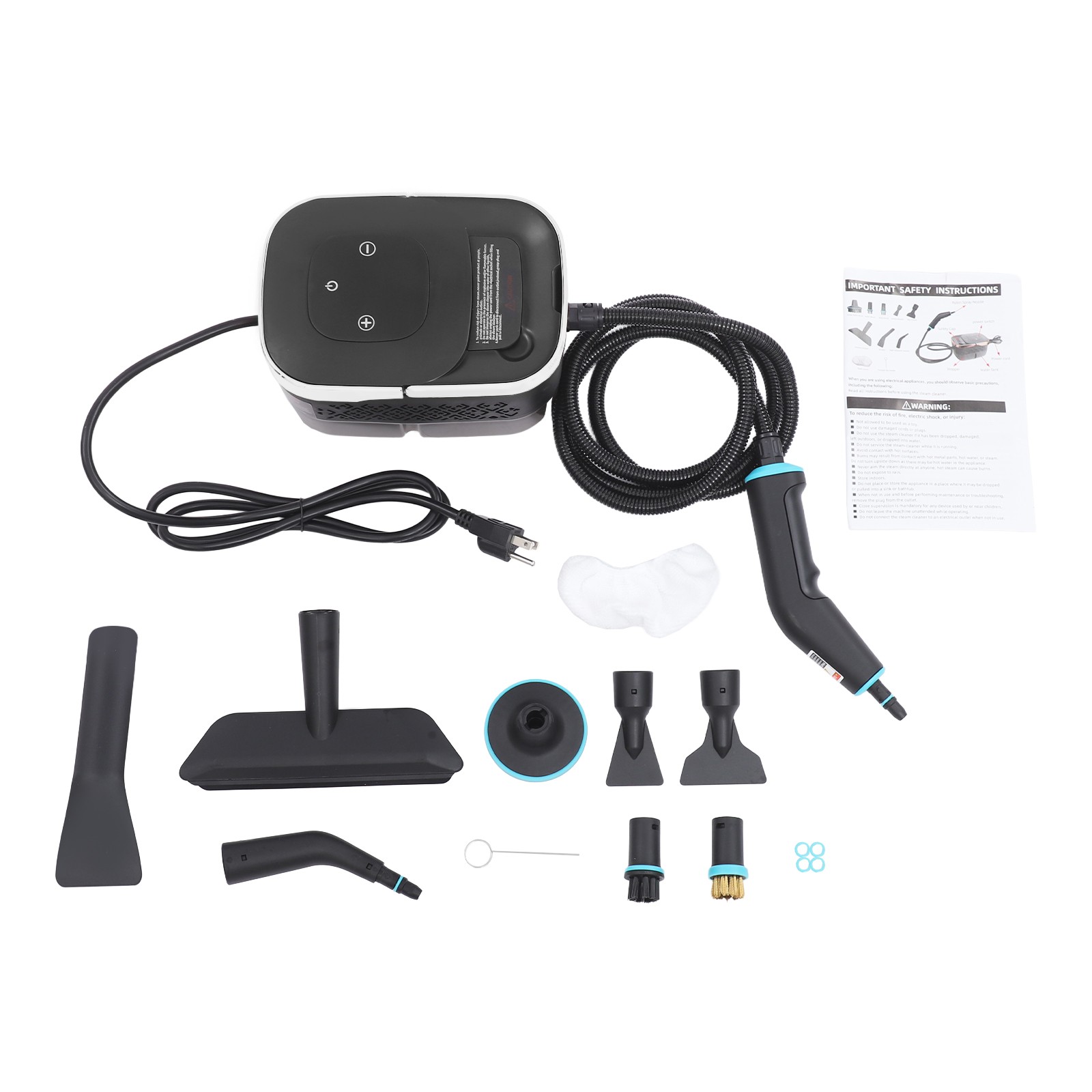 Handheld Pressurized Steam Cleaner 1500W High Temp Portable Cleaning Machine