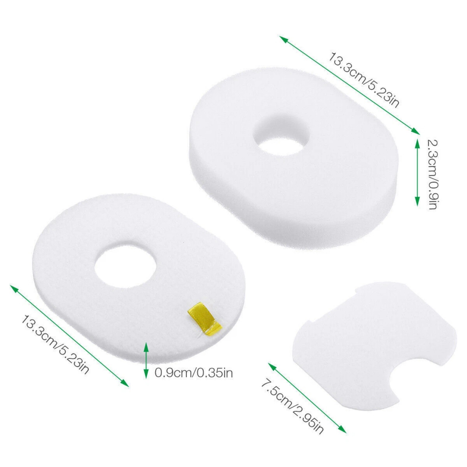 4 Pack Filter Set Replacement for Shark Rocket Vacuum HV300 HV301 CS100 Models