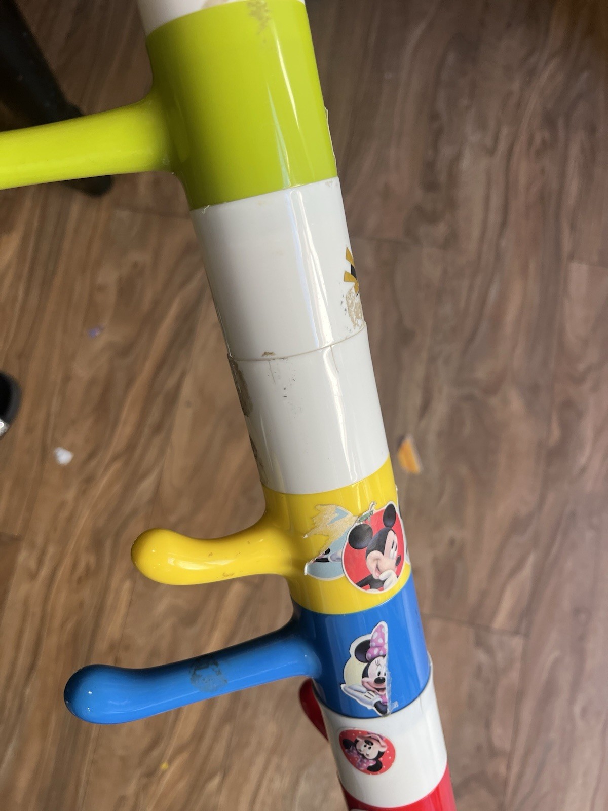 Vintage IKEA Krokig Coat Rack Pop Art Memphis Style Rare 51 Inch Floor Stand