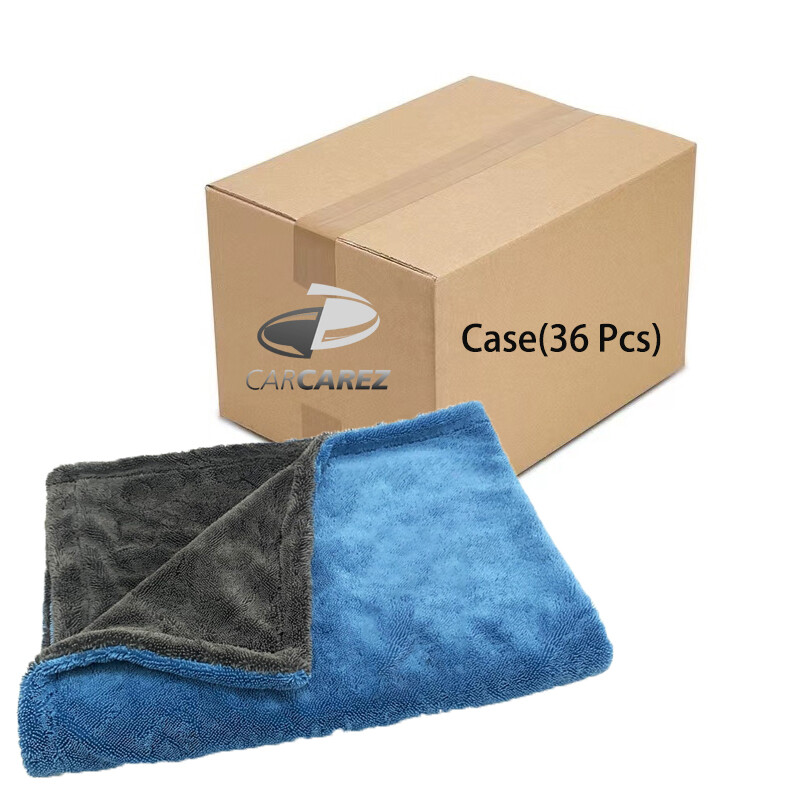 36 Pcs/Case Car Wash Microfiber Drying Towel Twisted Loop 16“ x 24″ 1200 GSM