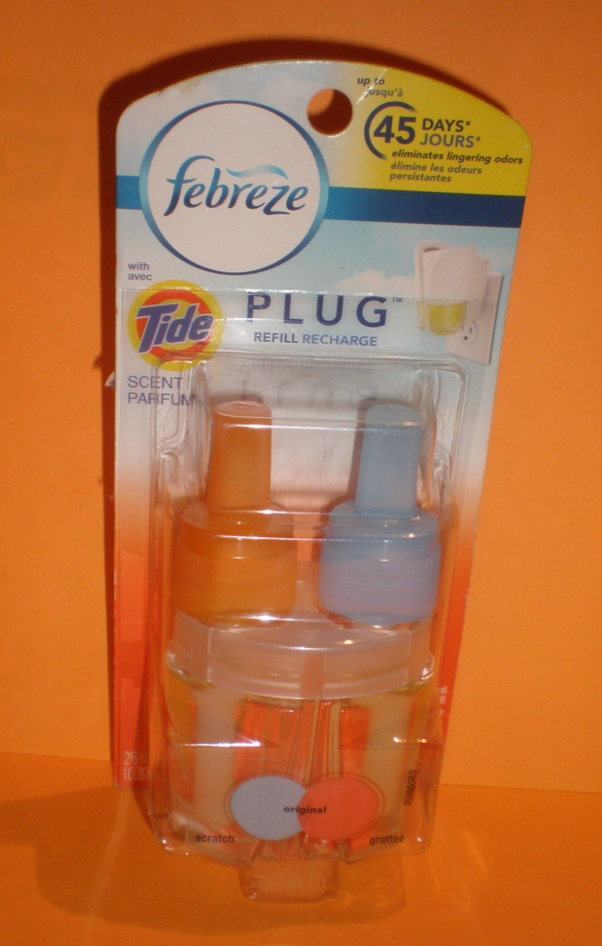 (1) Febreze NOTICEables ORIGINAL TIDE SCENT WITH AVEC Dual Scented Oil refill