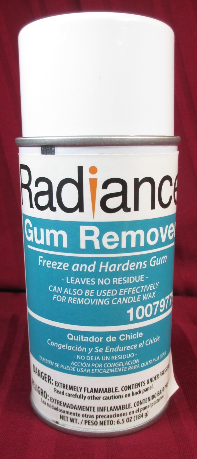 RADIANCE Freeze CHEWING Gum Remover 6.5oz SPRAY Can CANDLE WAX PUTTY 10079778