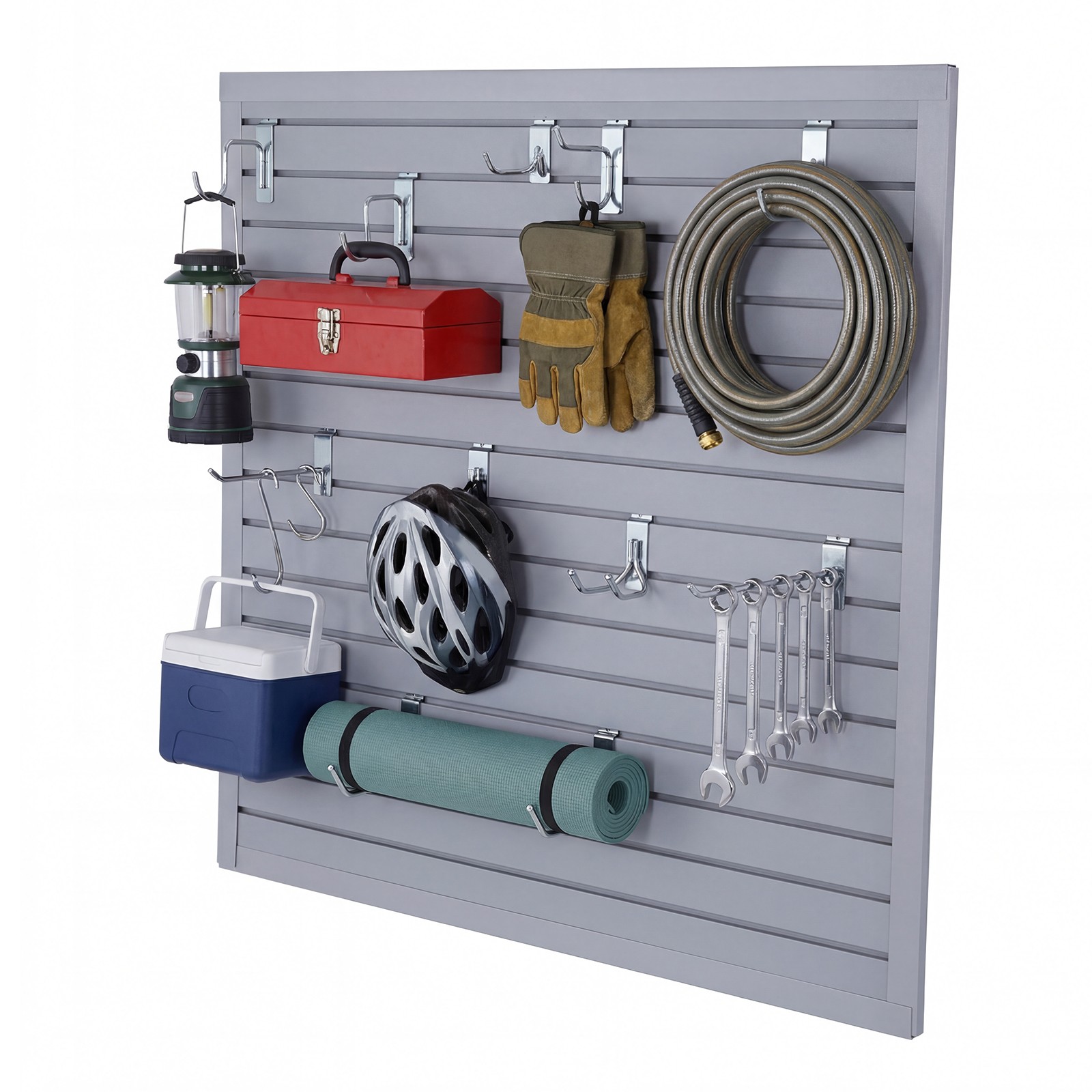 4×1 FT Wall Mounted PVC Wall Panel Grey Panels for Home
