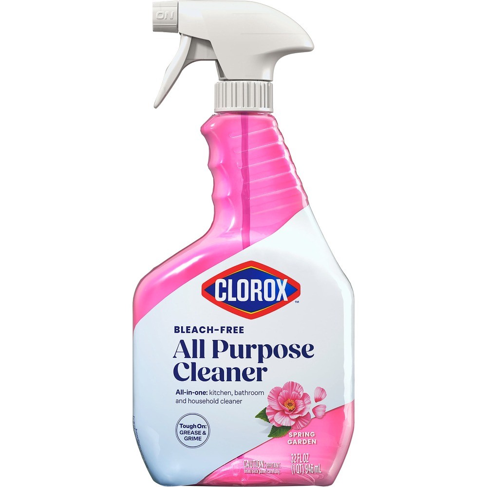 Clorox All Purpose Cleaner, Bleach Free, Spring Garden, 32 fl oz