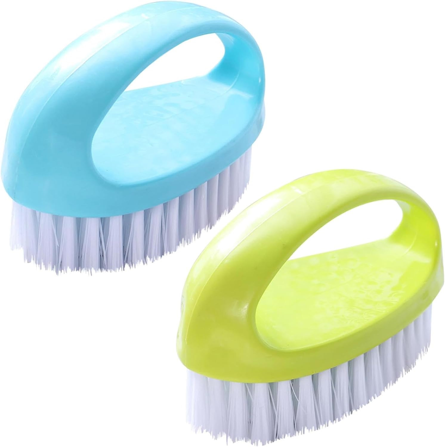 2 Pack Small Scrub Brush Nylon Bristle Grout Tile Sink Kitchen Cleaning
