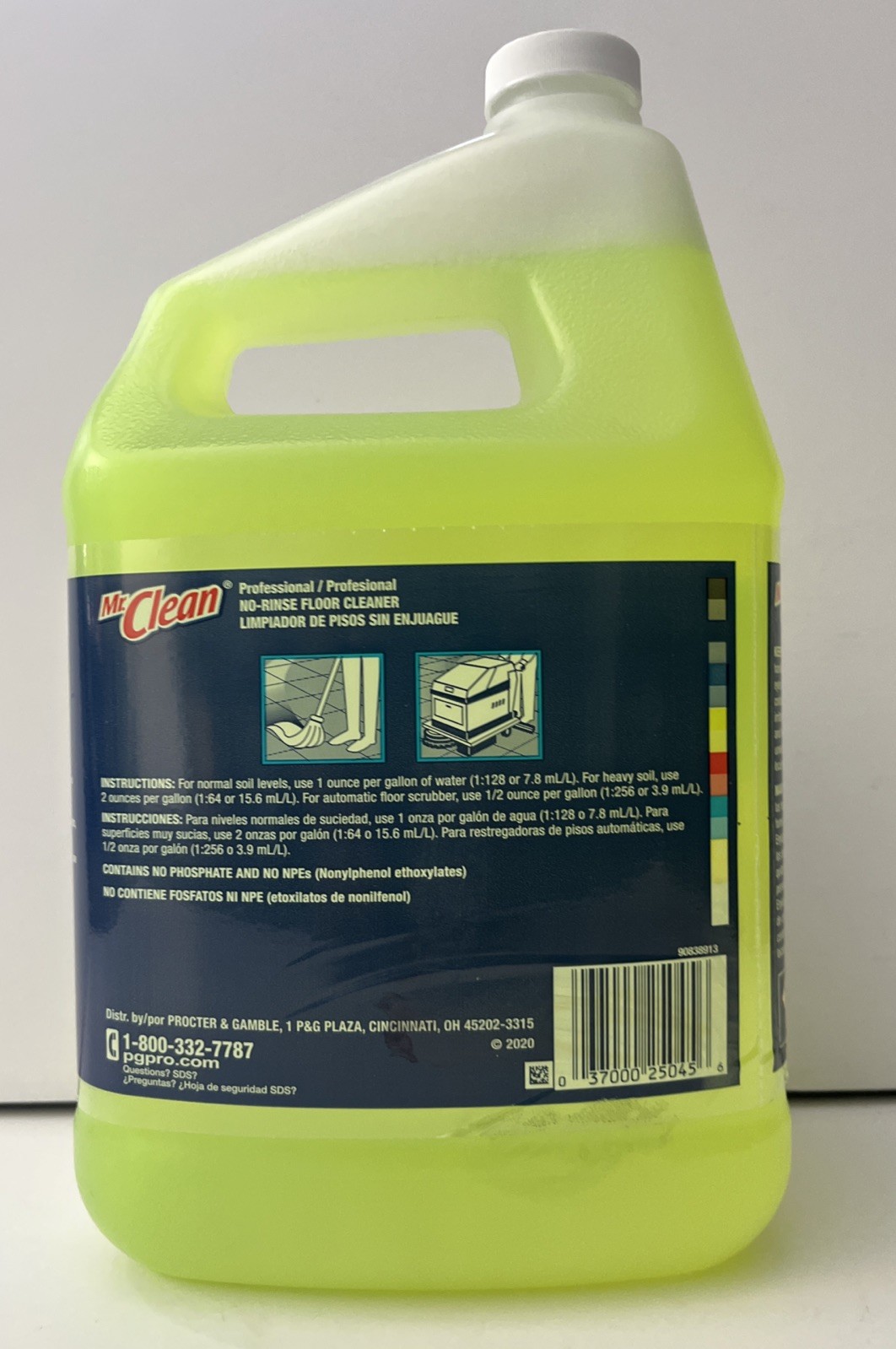 Mr. Clean Professional,No-Rinse Floor Cleaner Ready to Use Cleaner 3.78 L