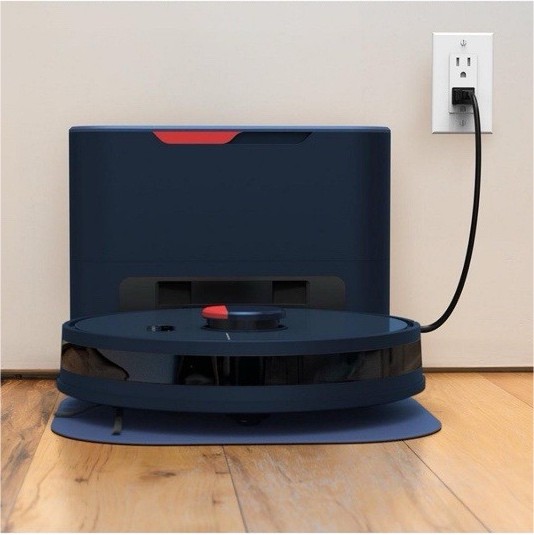 Self-Emptying Robot Vacuum, Bagged 4.6L, App Control Wi-Fi/Bluetooth, Blue