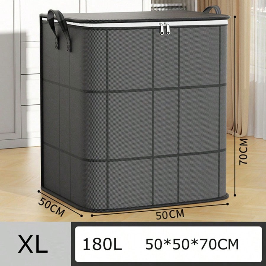 1pc XL Capacity Foldable Clothes Storage Bag, Home Goods,Blanket Dust Cover Bag