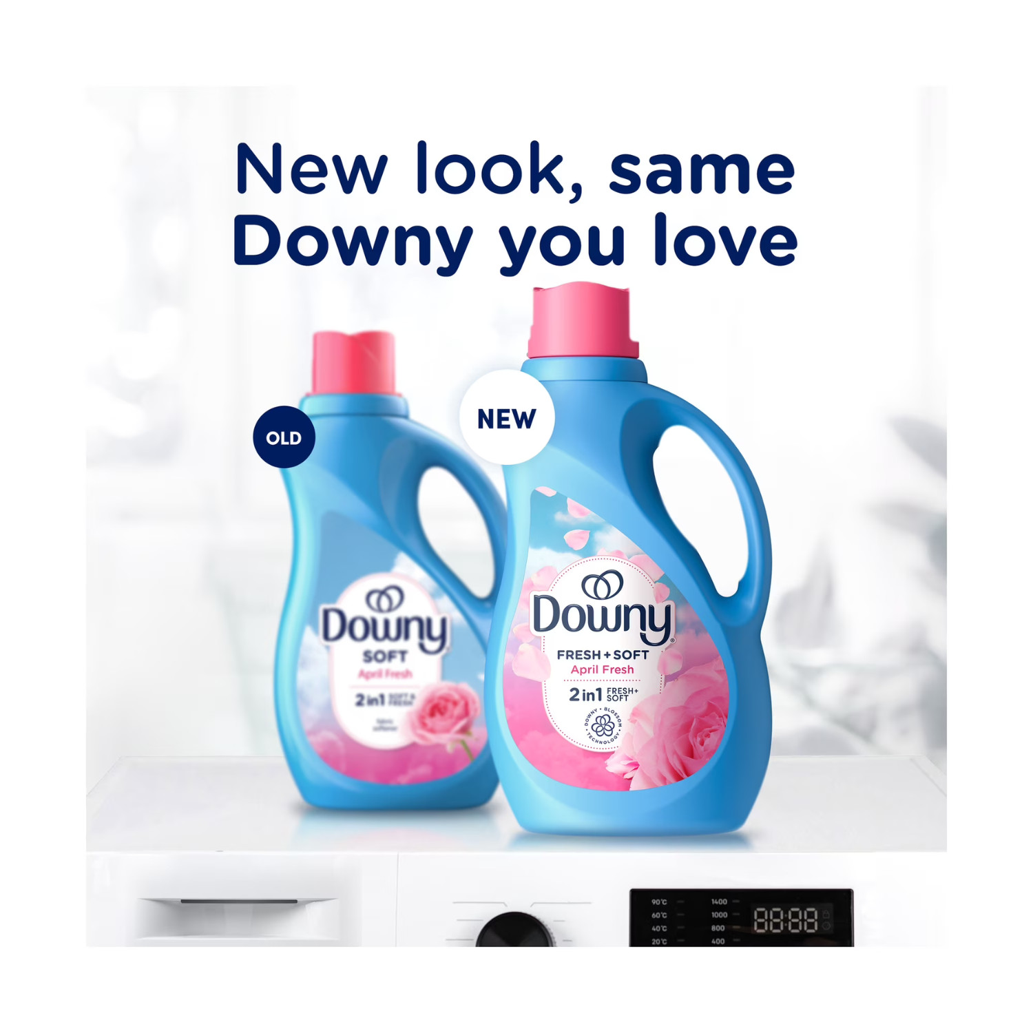 Downy Liquid Fabric Softener, April Fresh Scent, 111 fl oz, 150 Loads, 2 Pack