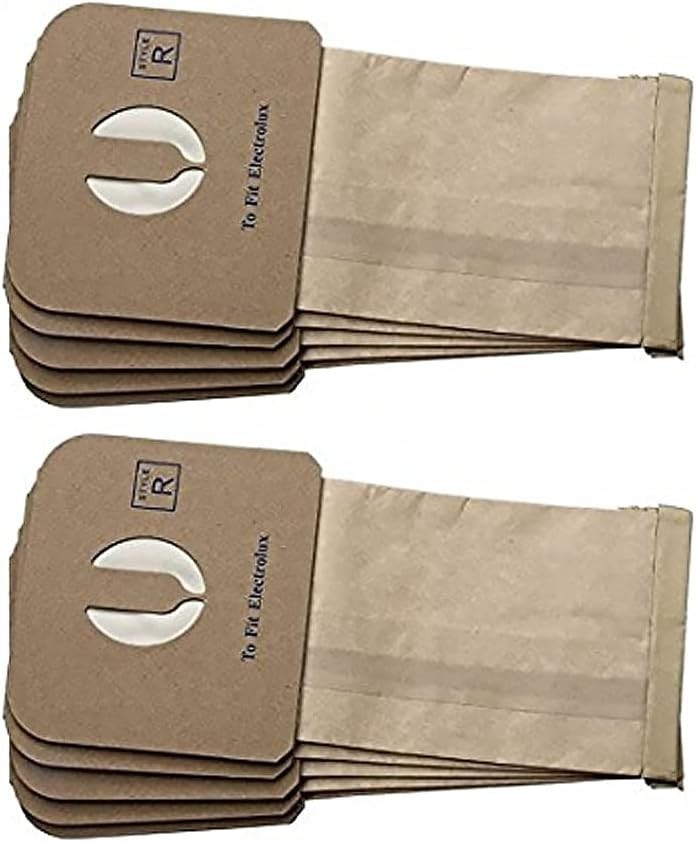 Vacuum Paper Bags Style R Compatible with Electrolux Vacuum Lux 9000, Epic 8000