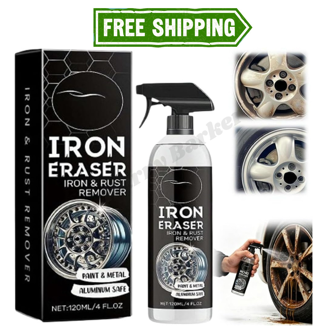 Iron Eraser Rust Remover Spray for Car Wheels Brake Dust Cleaner 120ML