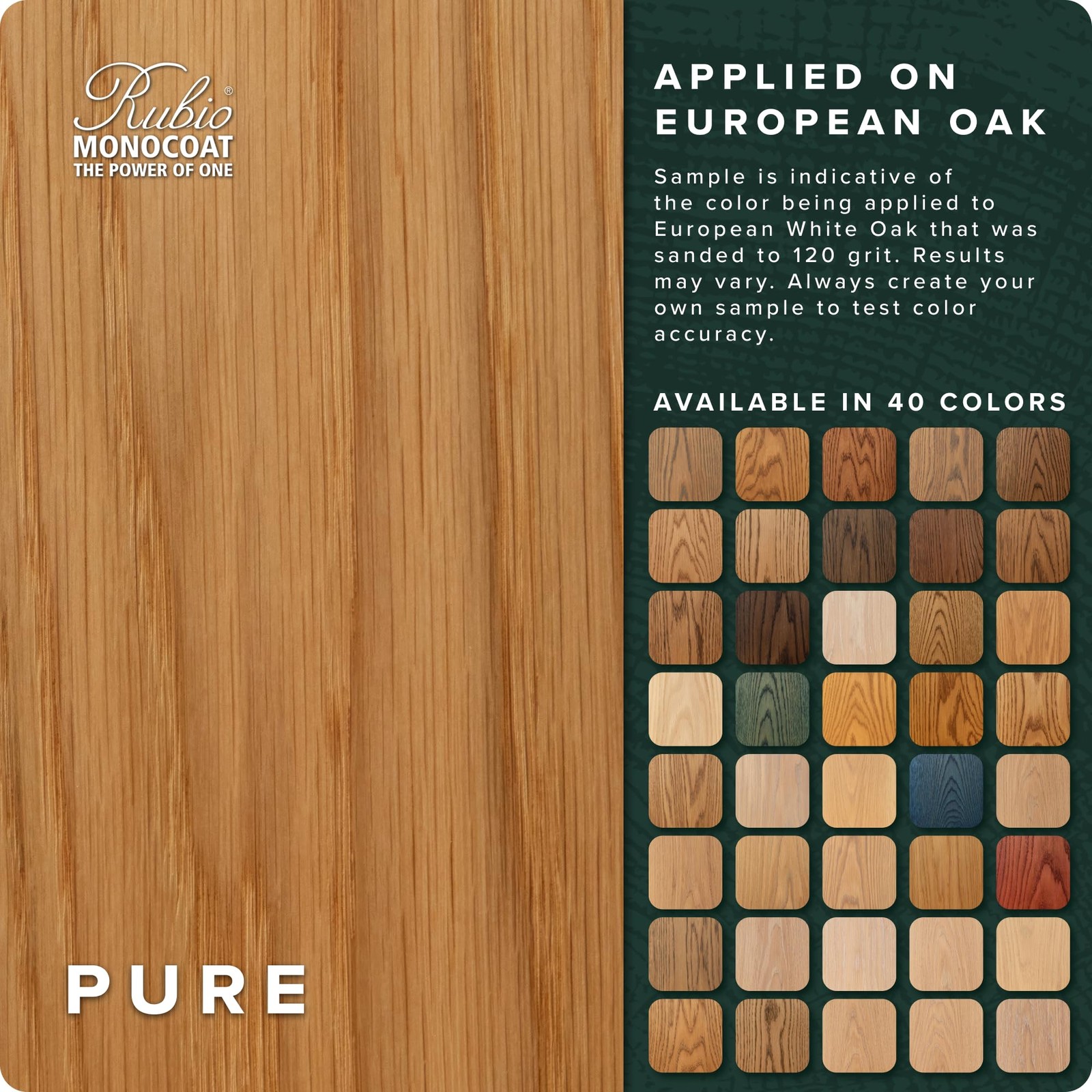 Rubio Monocoat Wood Oil Finish 175 ft² – Pure | Plus 2C | 350 ml,