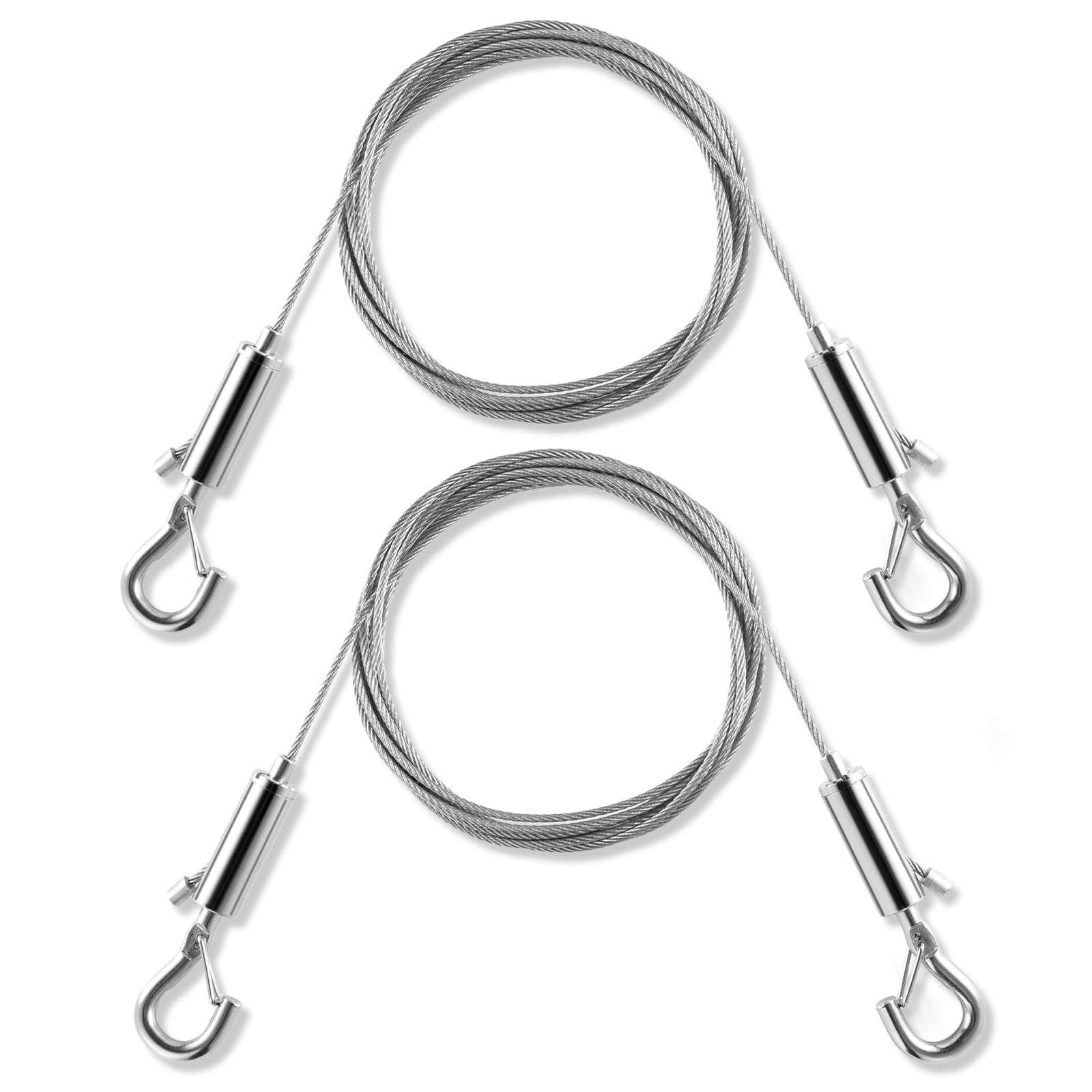 Picture Hanging Wire Adjustable Heavy Duty Mirror Frame Cable 100lb 6.6ft 2 …