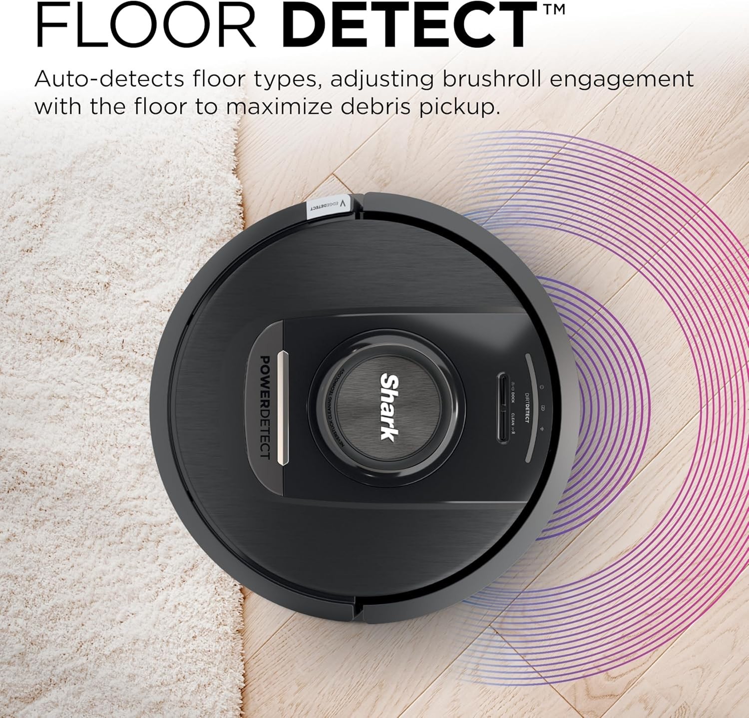 Shark AV2820S PowerDetect Self-Empty Robot Vacuum NeverStuck Technology