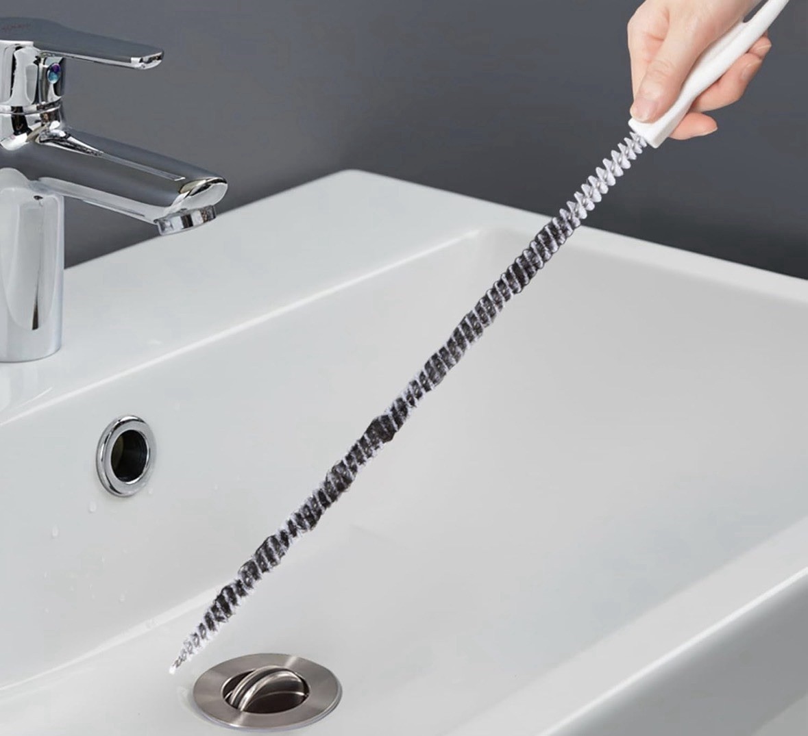 Drain Cleaning Took Brush Long Bathroom/Kitchen/Drains Spiral Easy To Use