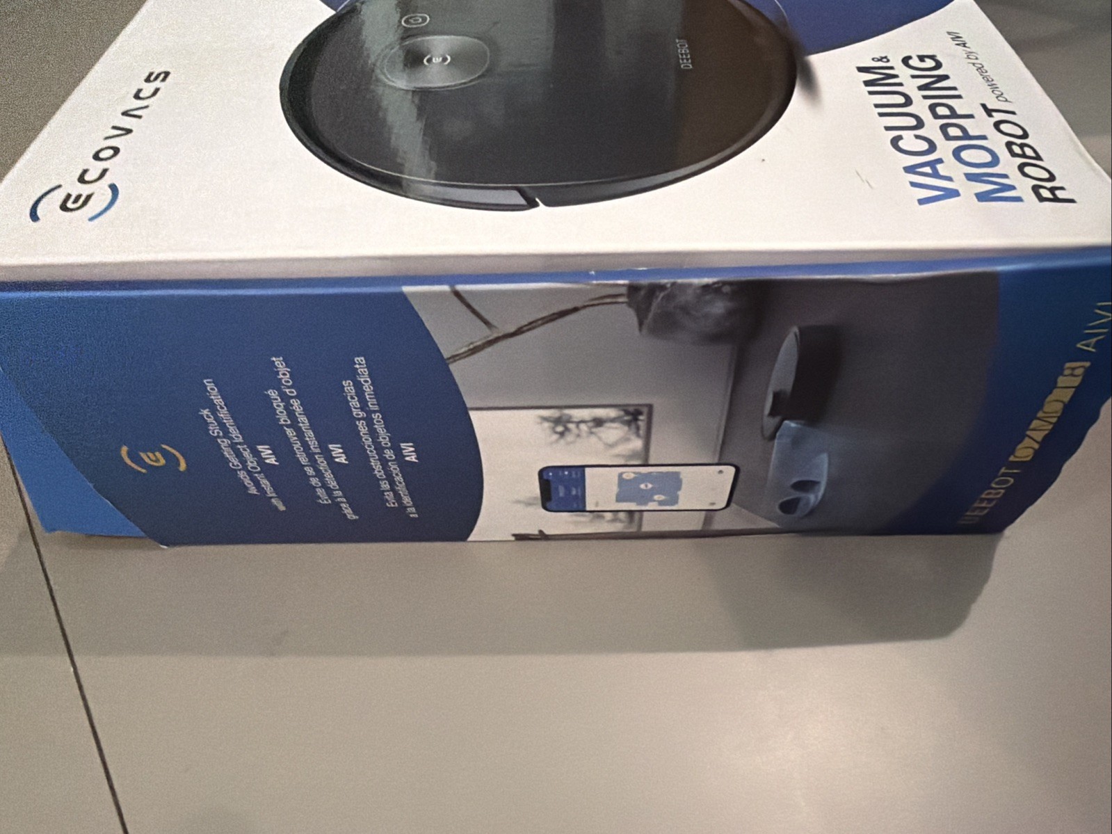 ECOVACS DEEBOT OZMO T8 Robot Vacuum & Mop Cleaner – 180min Runtime