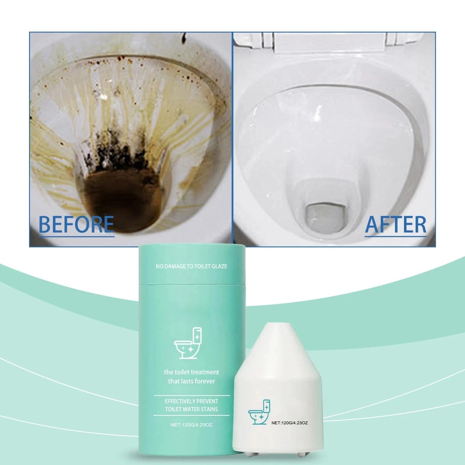 Krazy Klean Pro Toilet Bowl Cleaner, Crazy Klean Toilet Cleaner, Automatic Re.
