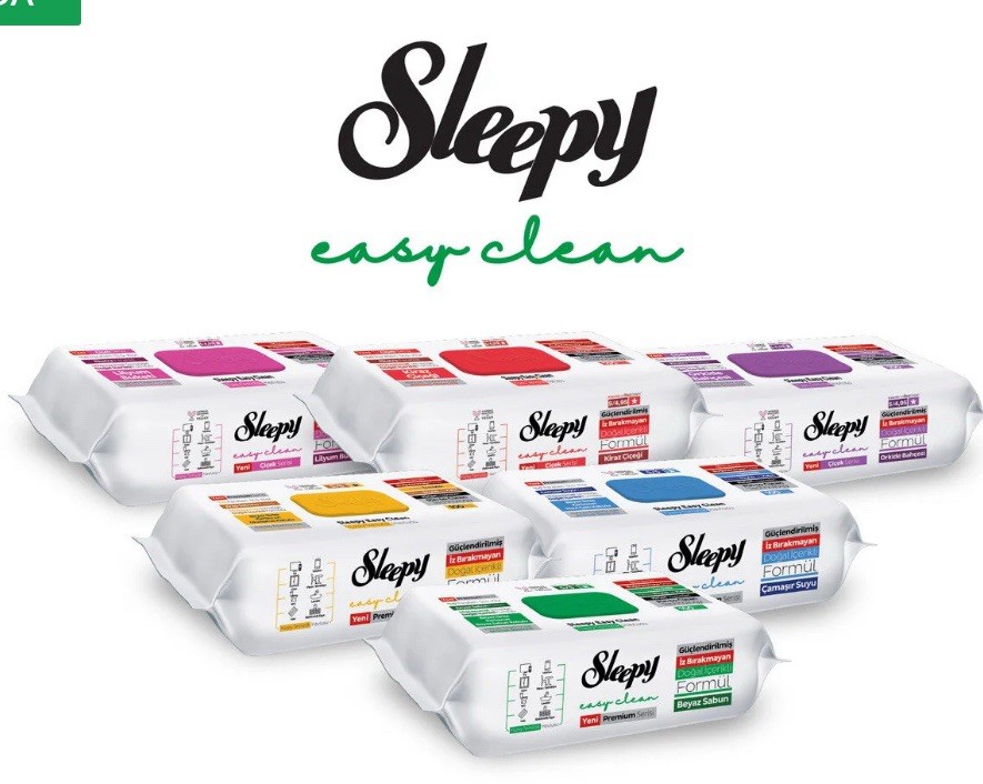Sleepy Easy Clean Wet Wipe Surface Cleaning Wipes Pack of 100 Pack of 1