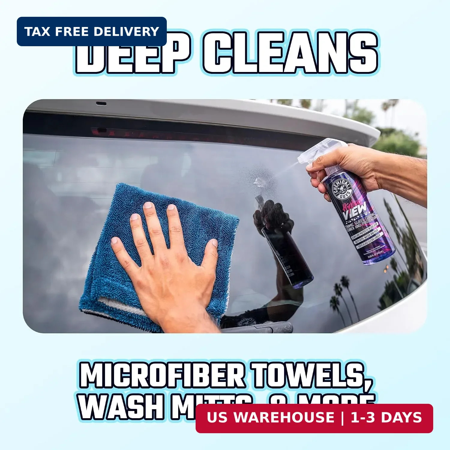 Chemical Guys Microfiber Wash & Towel Detergent, Deep Cleans, 16 oz | Concentrat